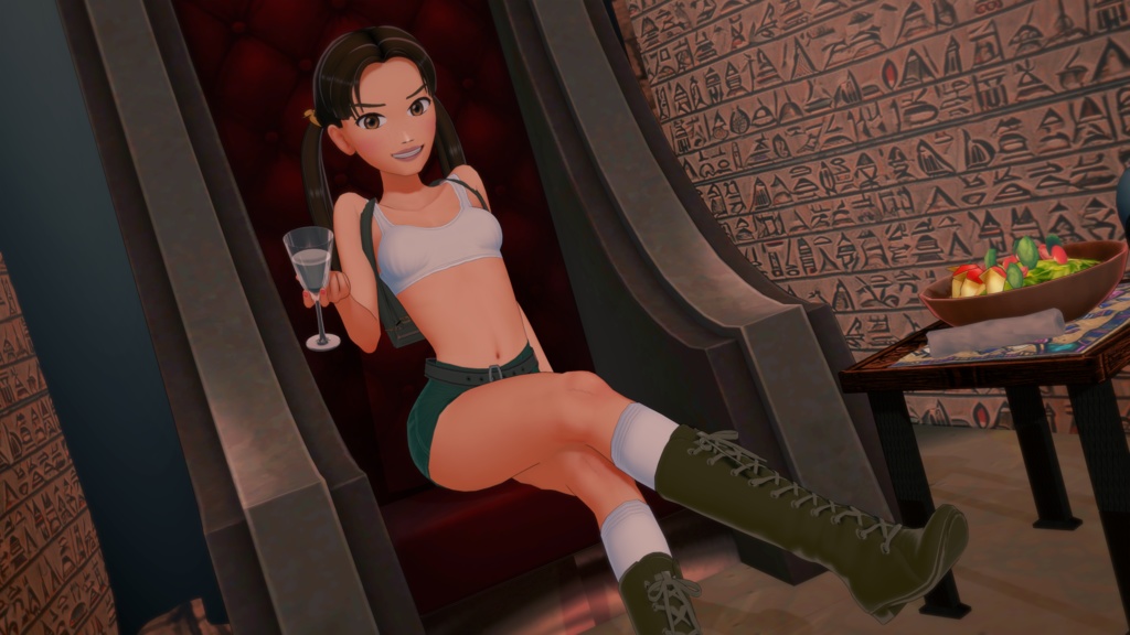 Young Lara Croft Koikatsu card