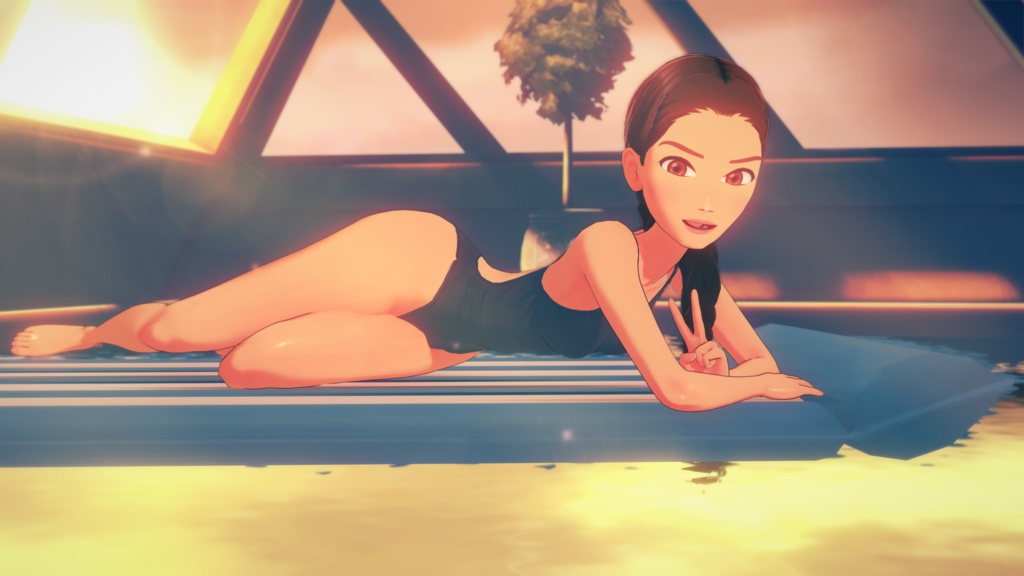 Young Lara Croft Koikatsu card