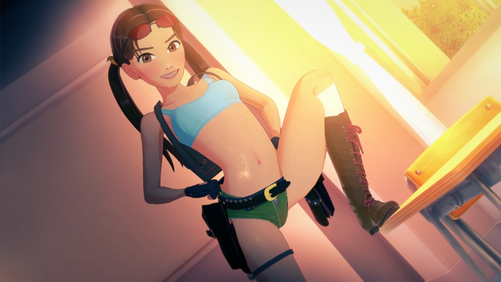 Young Lara Croft Koikatsu card