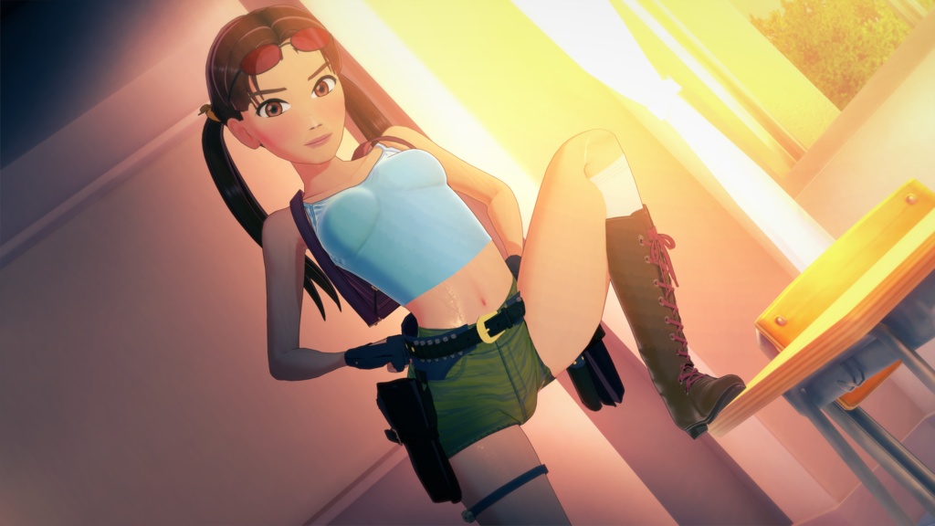 Young Lara Croft Koikatsu card