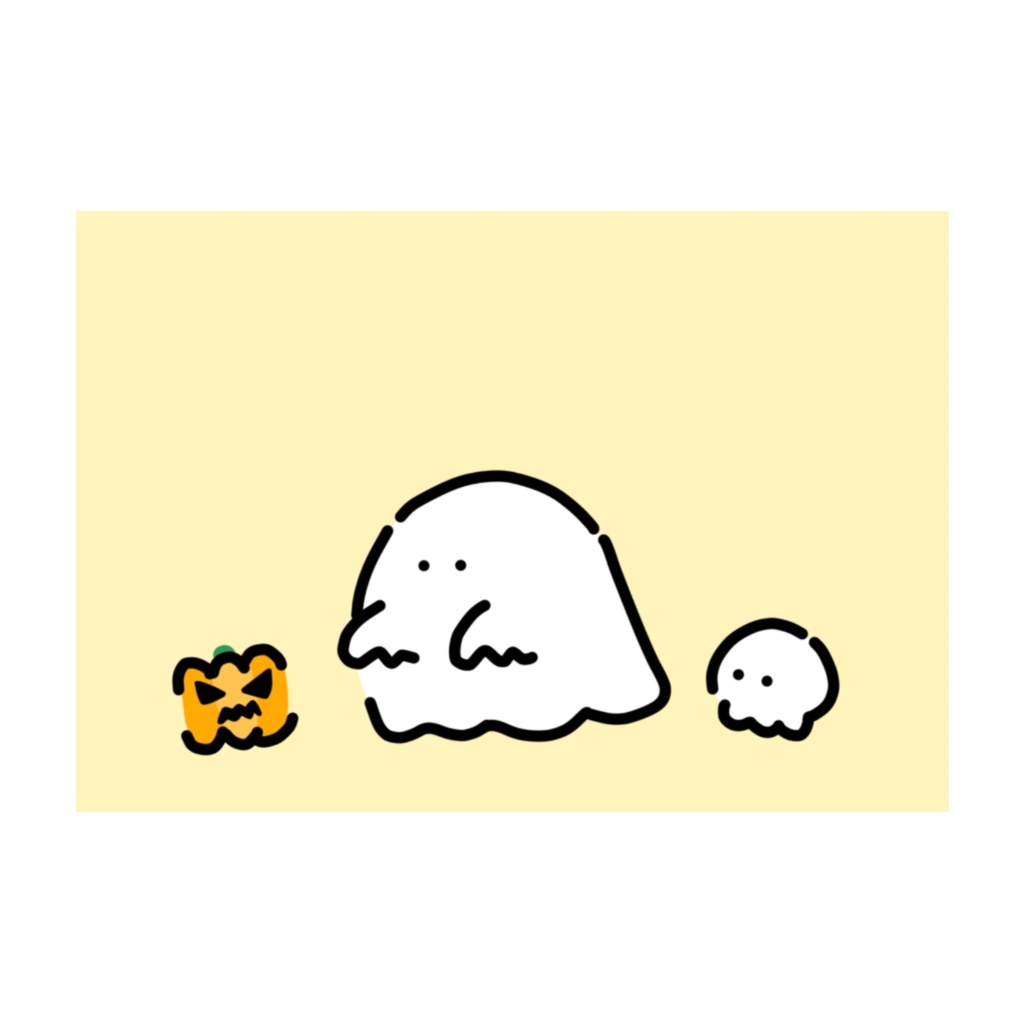 ハロウィンポストカード