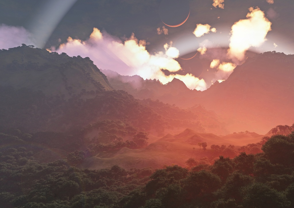 《望林堂幻想画廊》惑星直列