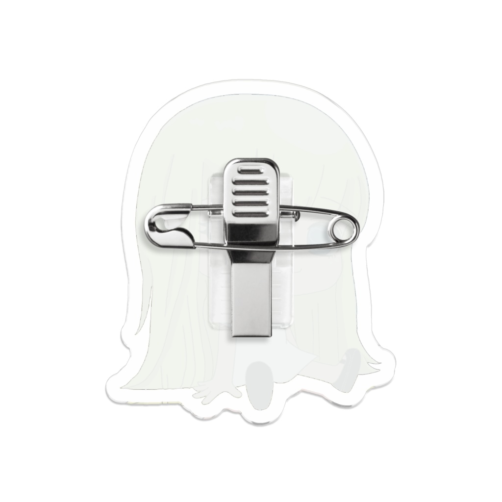 おつきちゃんアクリルバッジ