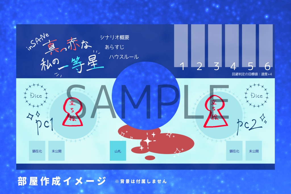 インセインシナリオ「真っ赤な私の一等星」