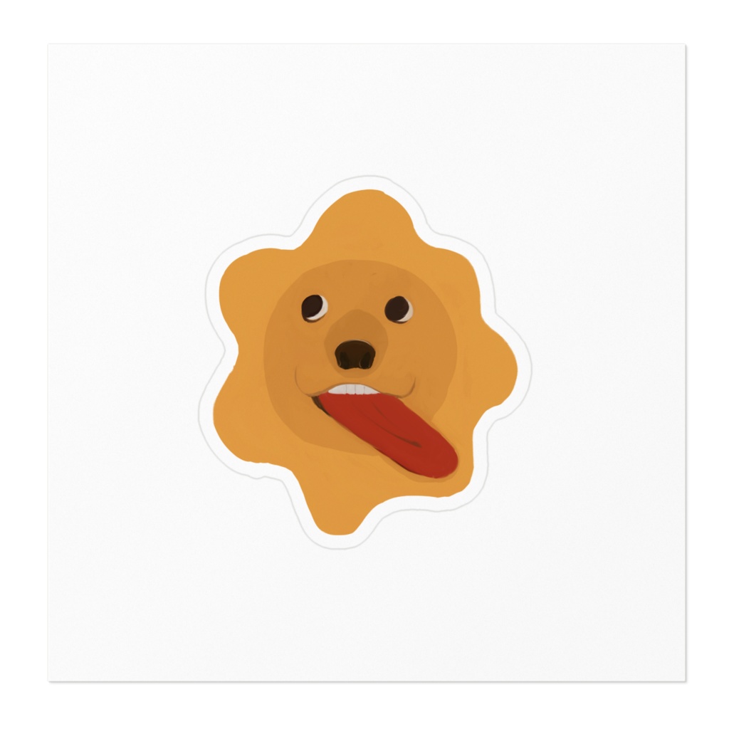 つぶれたわんちゃん