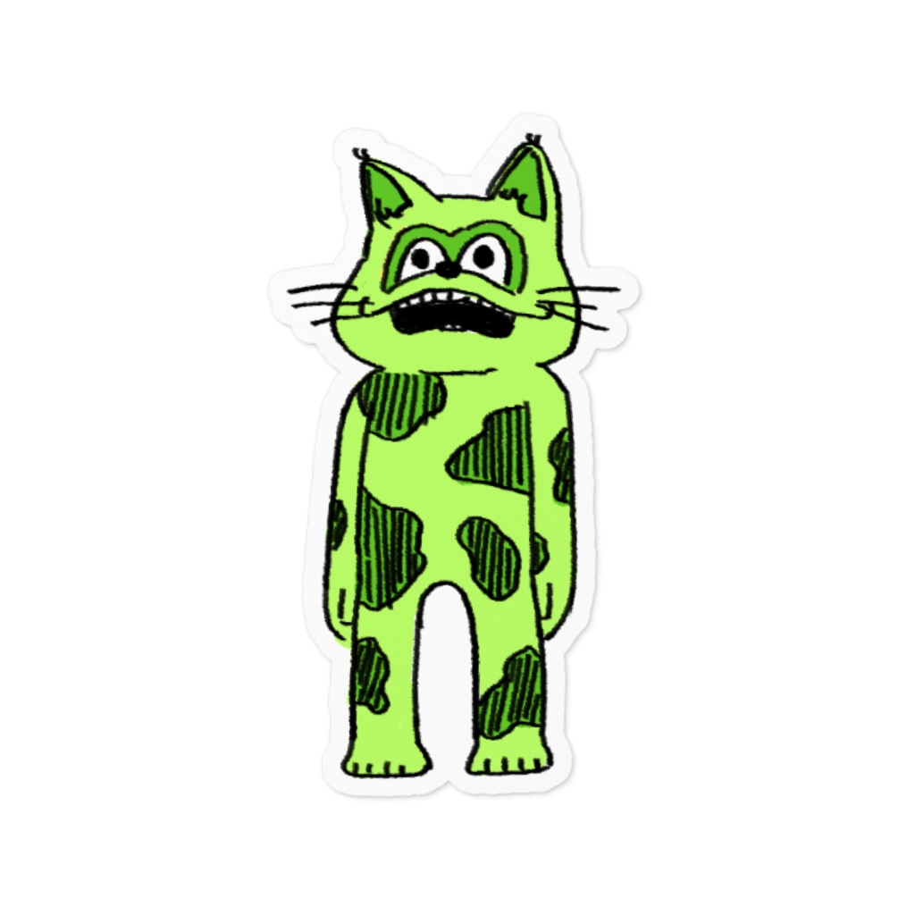 ねこび君 - ステッカー