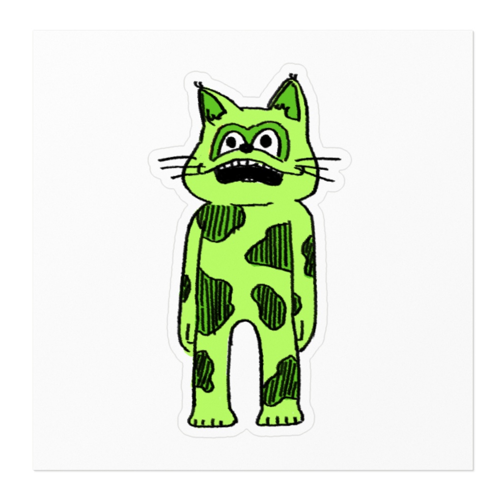 ねこび君 - ステッカー