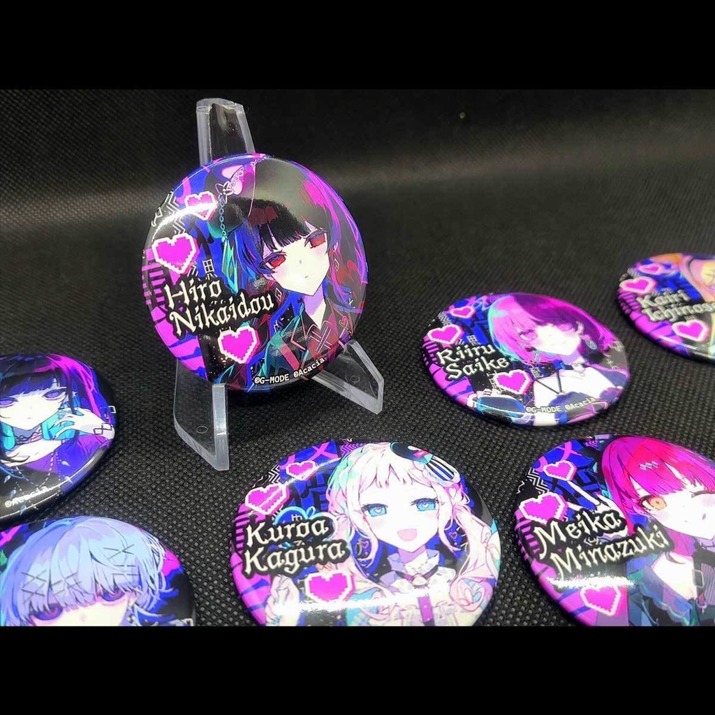 『配信少女ノ裏垢迷宮』ランダム缶バッジ(全8種)