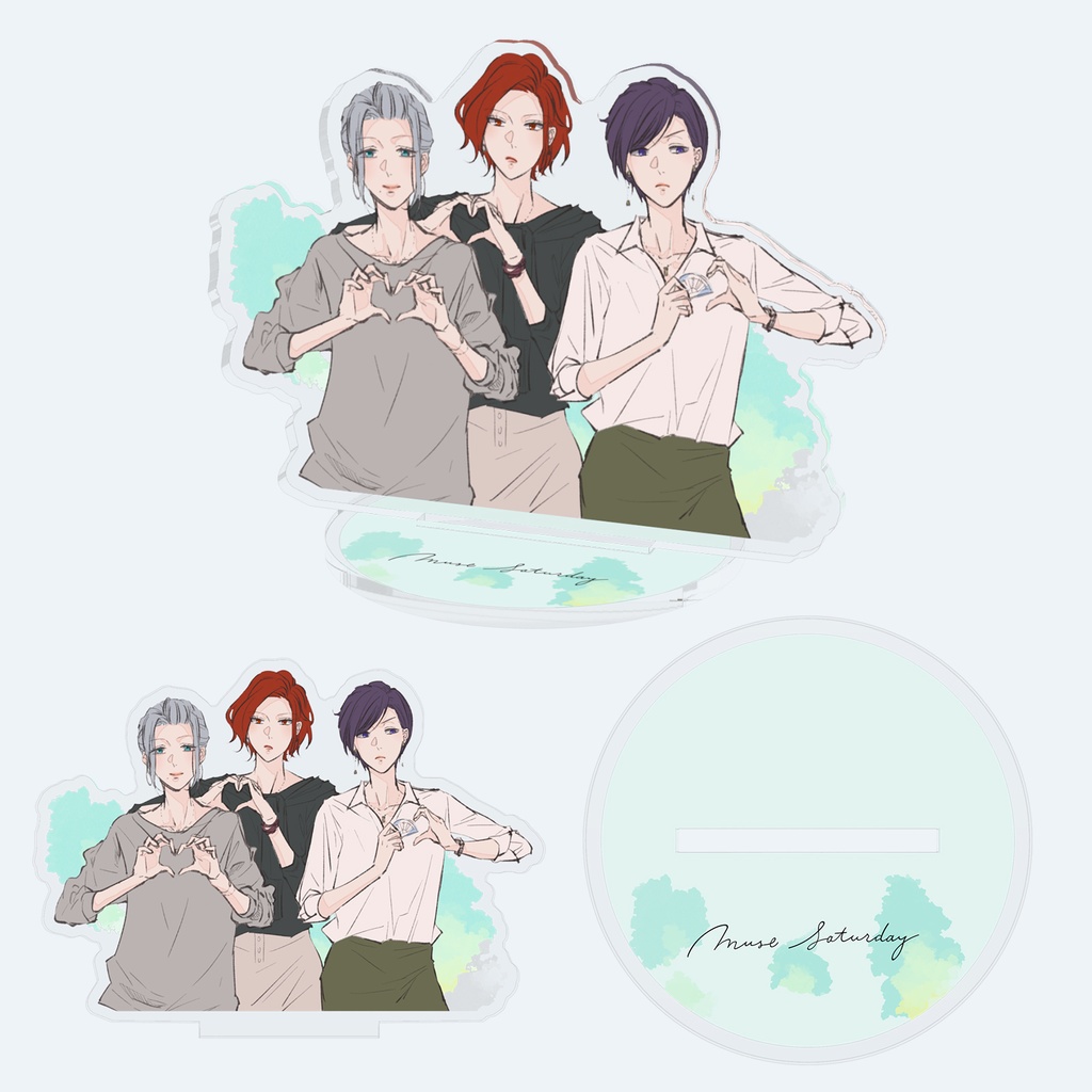 Saturday アクリルフィギュア《ゆびハート》