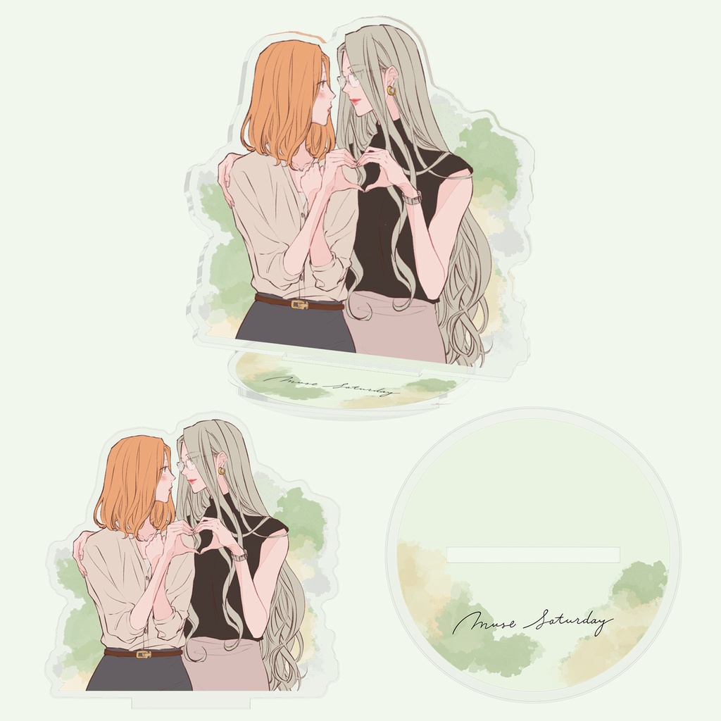 Saturday アクリルフィギュア《ゆびハート》