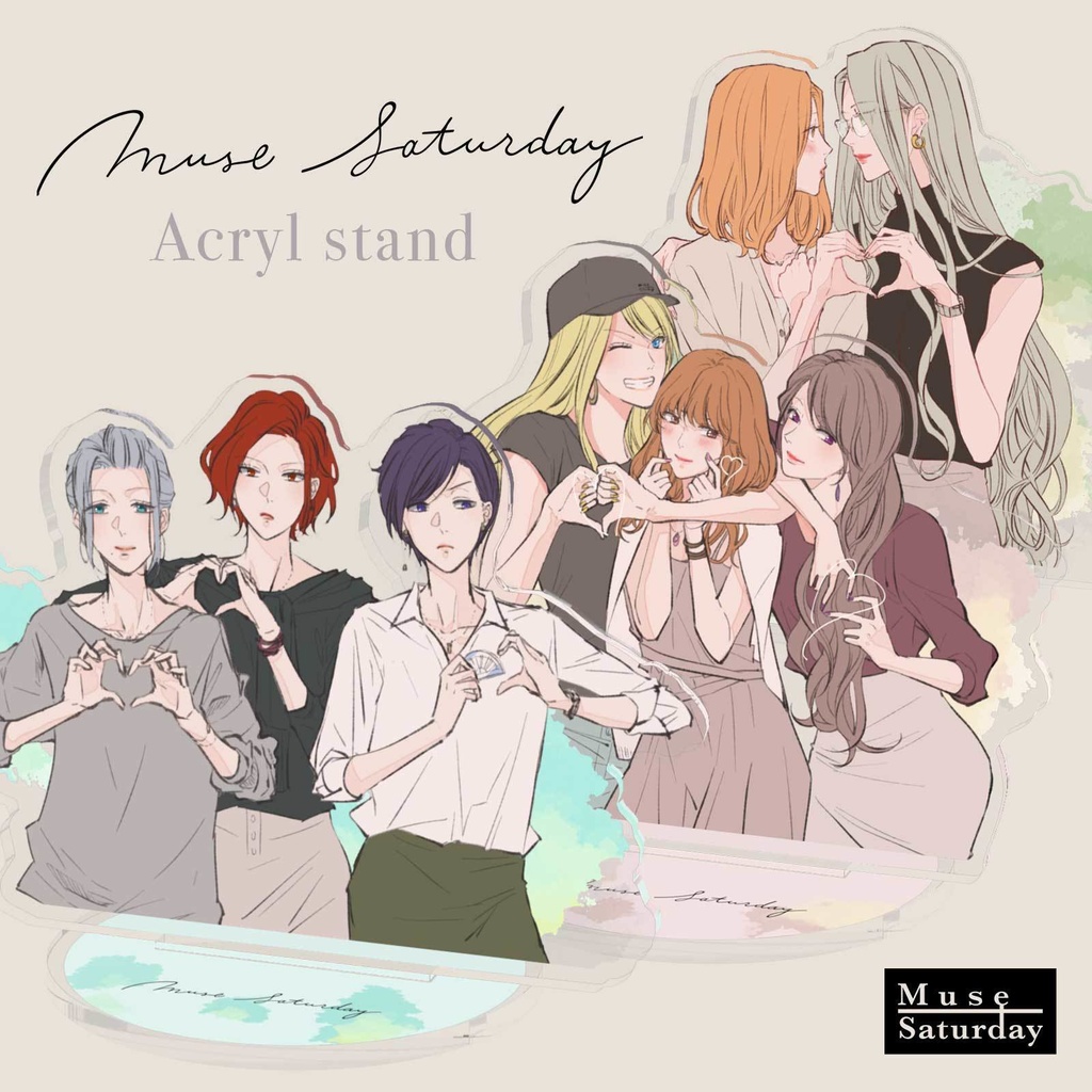 Saturday アクリルフィギュア《ゆびハート》