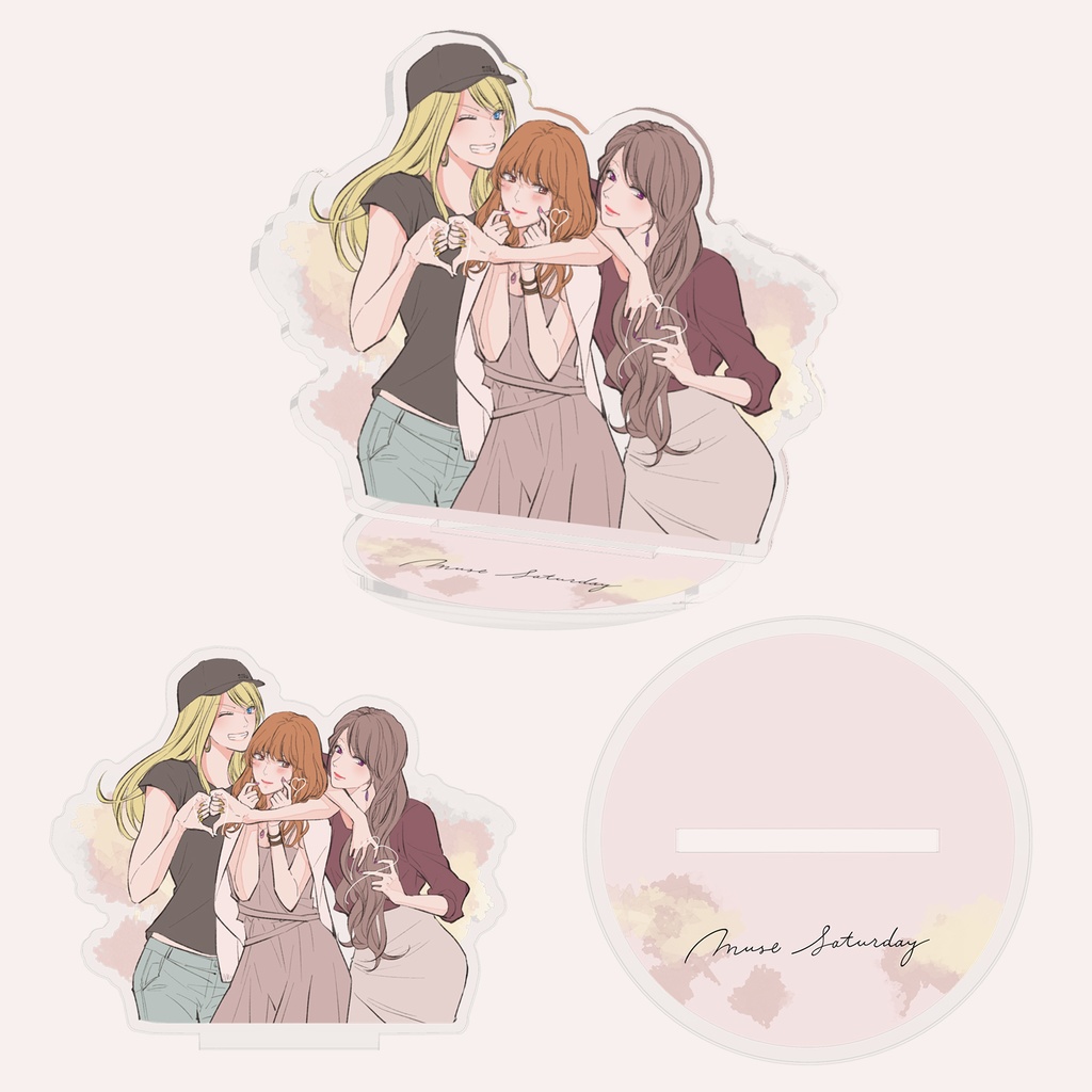 Saturday アクリルフィギュア《ゆびハート》