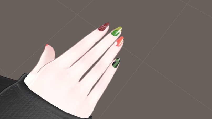 sio専用 ネイルテクスチャ+シンプルメイク