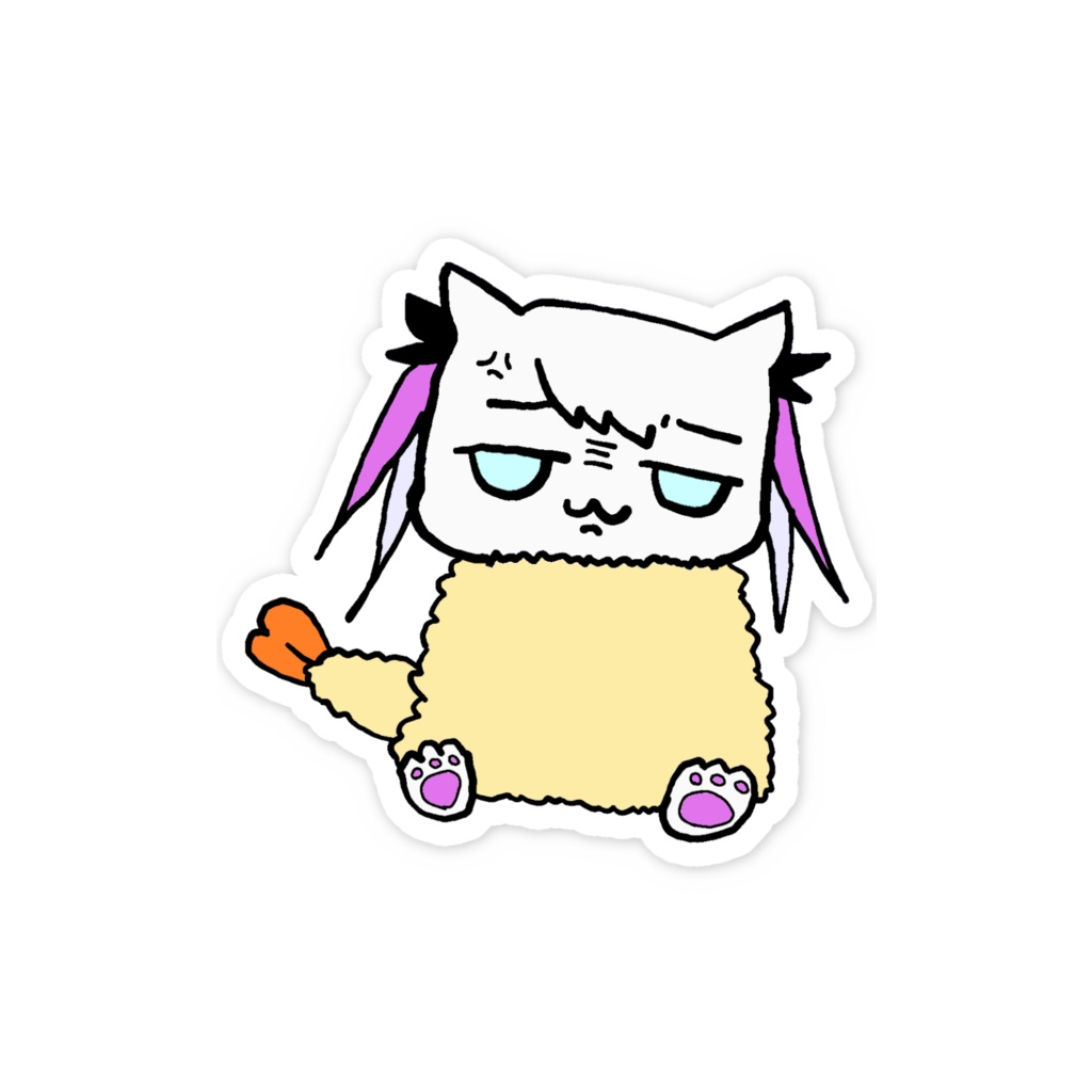 すずーにゃスマホステッカー - だる