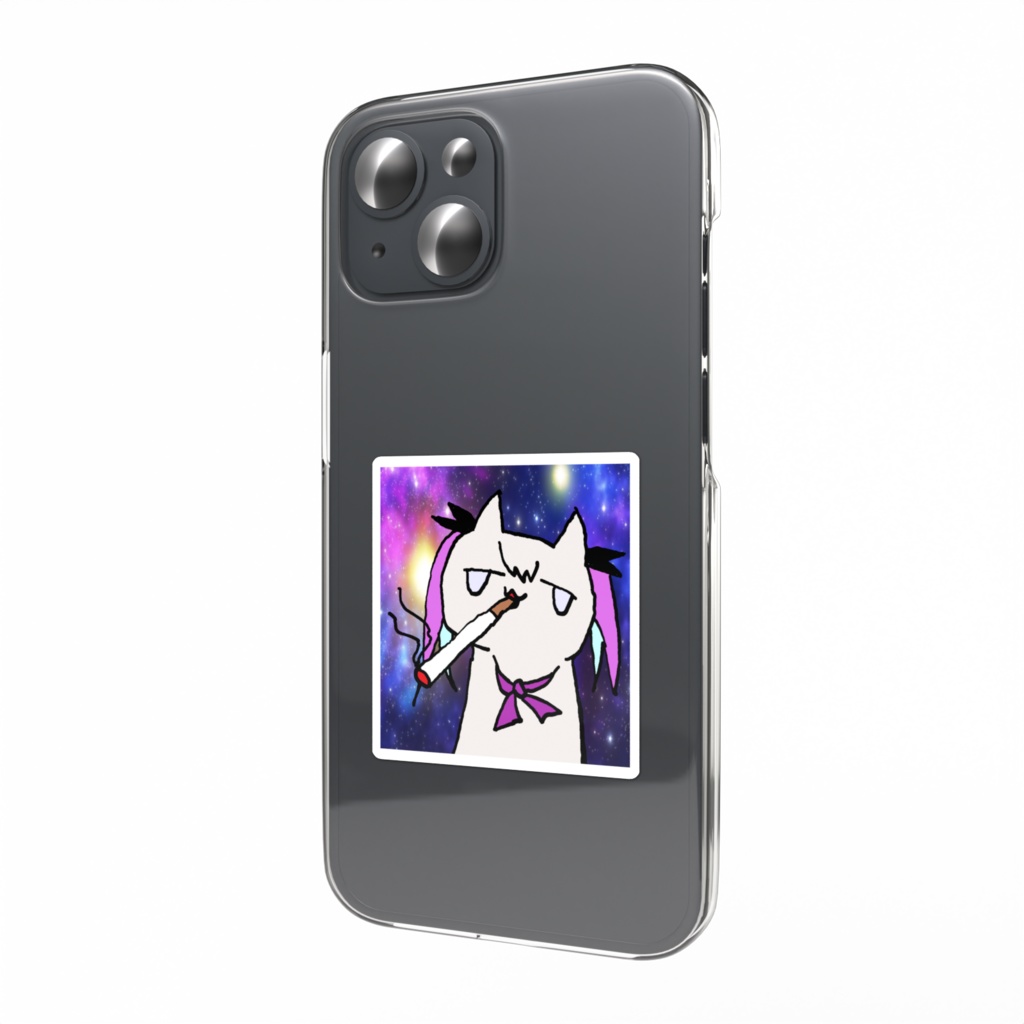 すずーにゃスマホステッカー - やにかすずーにゃ