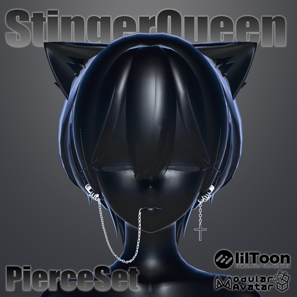 【複数対応】揺れるピアスセット【リップシンク対応】