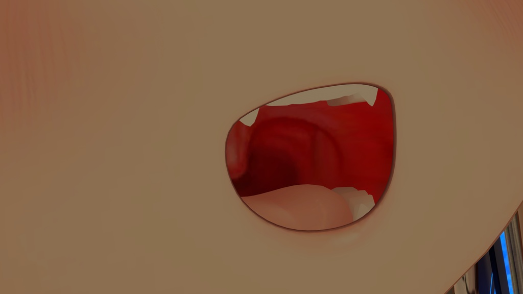 【VRC想定】リアルっぽい口内【複数対応】