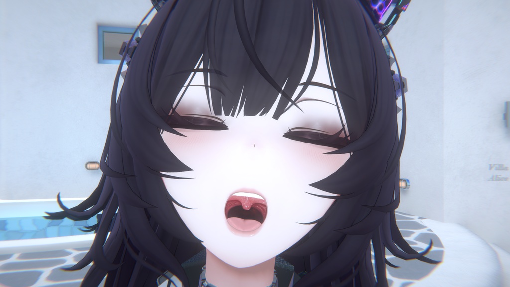 【VRC想定】リアルっぽい口内【複数対応】