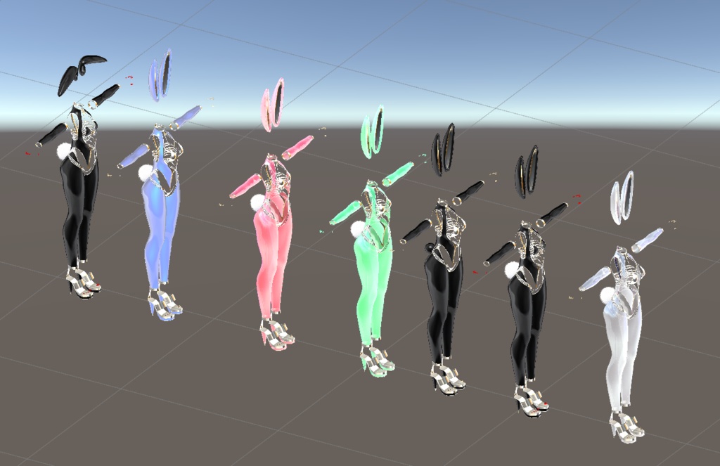 【VRC想定】 Metal Bone Bunny (マヌカ対応)