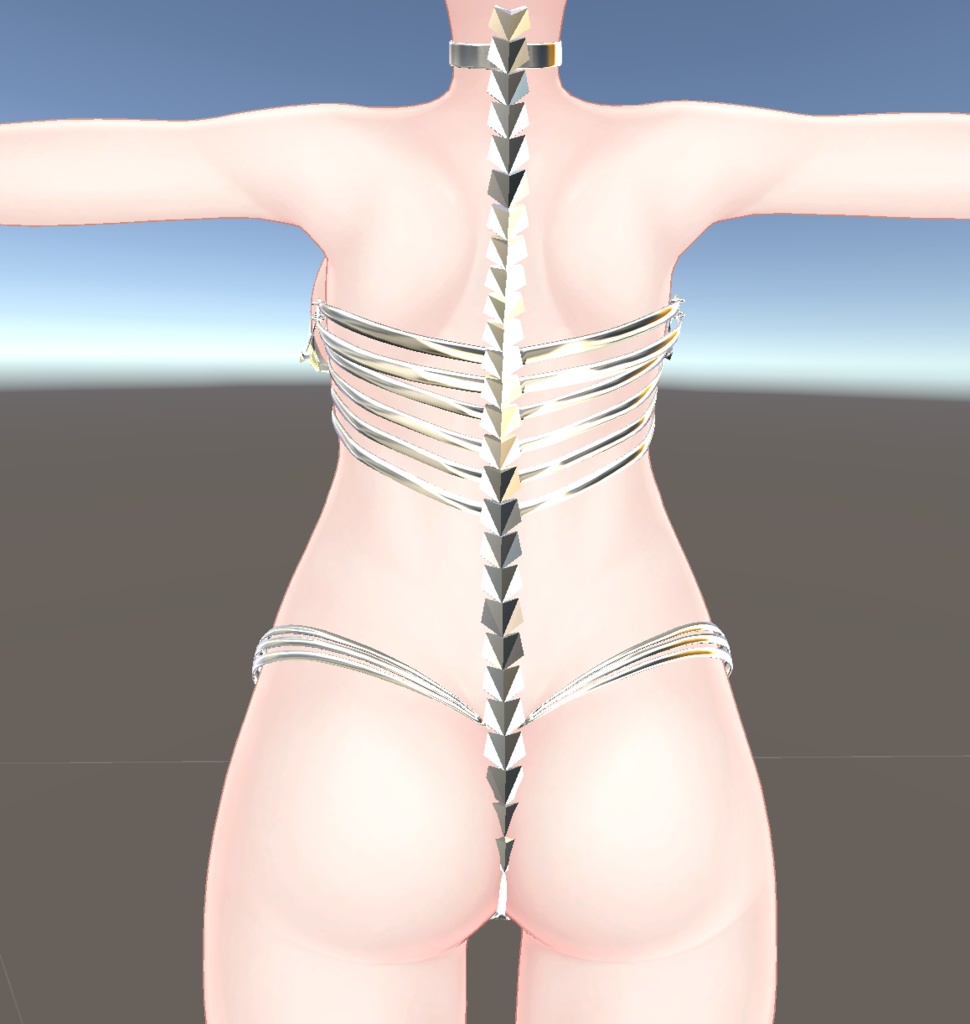 【VRC想定】 Metal Bone Bunny (マヌカ対応)