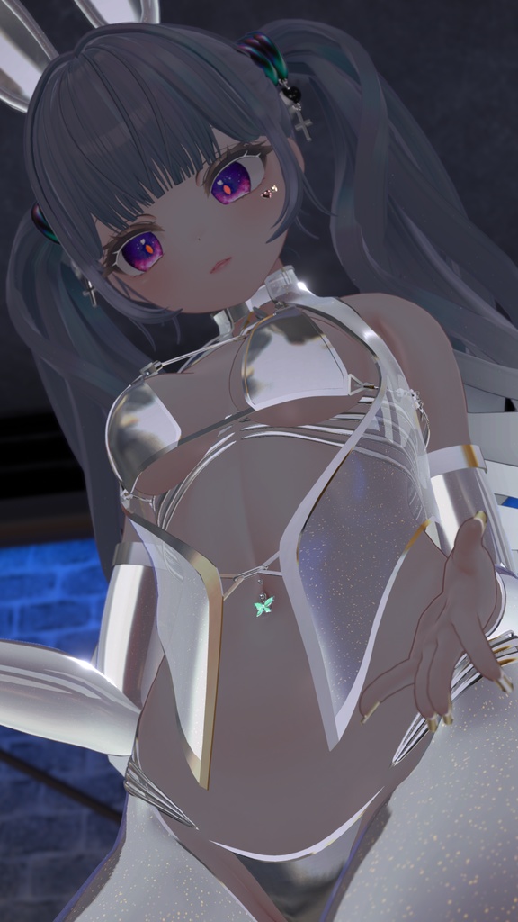 【VRC想定】 Metal Bone Bunny (マヌカ対応)