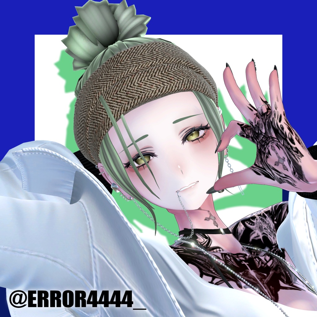 【複数対応】ターバンヘアー【VRC想定】