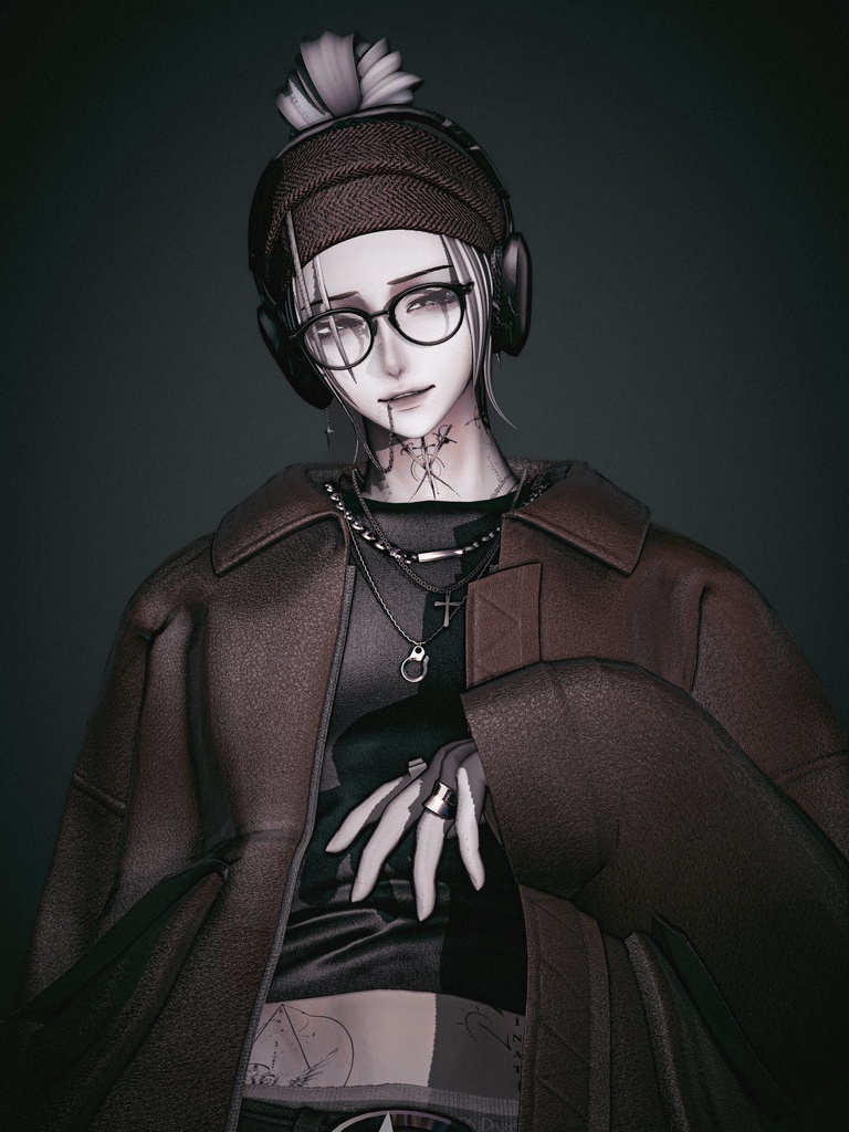 【複数対応】ターバンヘアー【VRC想定】