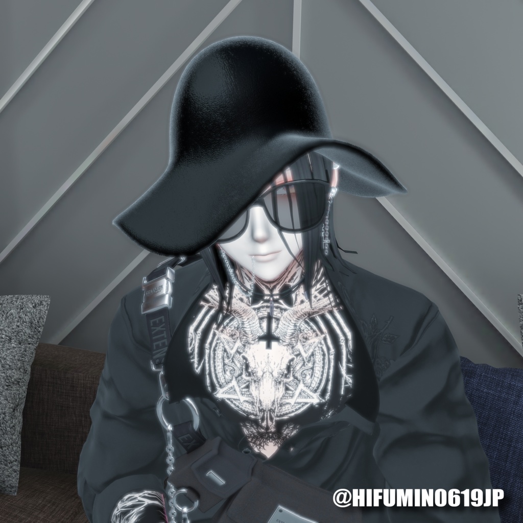 【複数対応】エレガントヘアー【VRC想定】