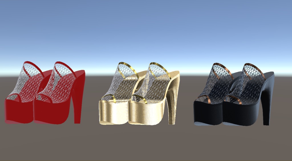 【VRC想定】厚底サンダル 複数対応