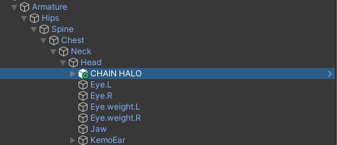 【PB設定済】CHAIN HALO【VRC想定】