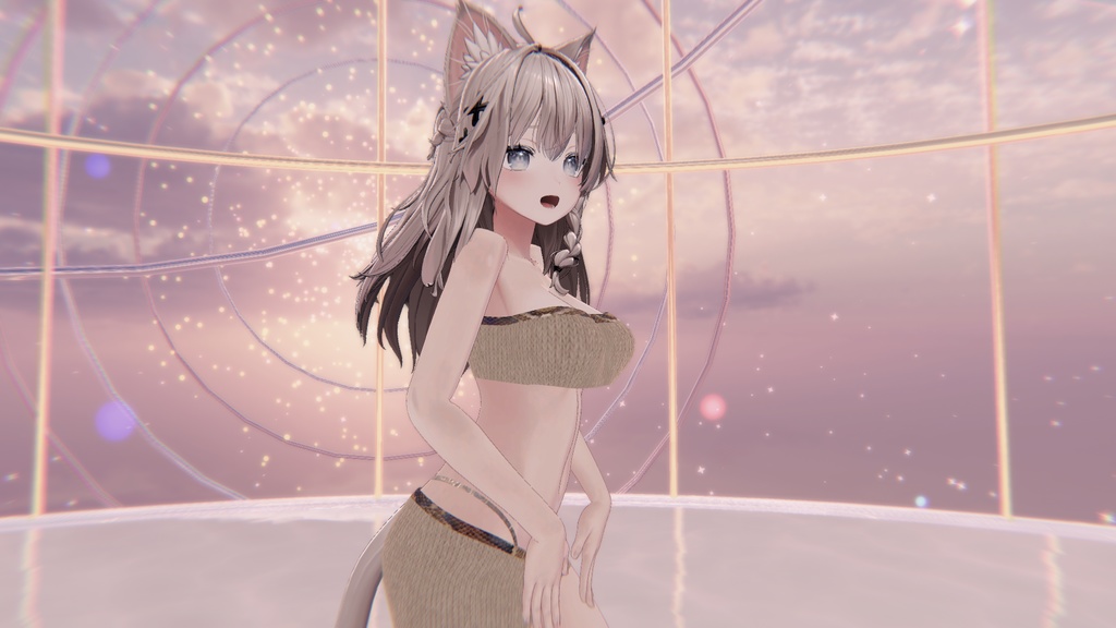 【VRC想定】チューブトップ マヌカ、しなの、愛莉