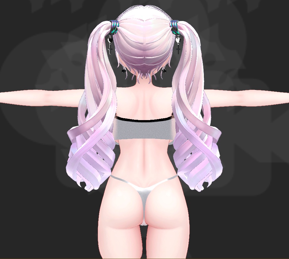 【VRC想定】チューブトップ マヌカ、しなの、愛莉