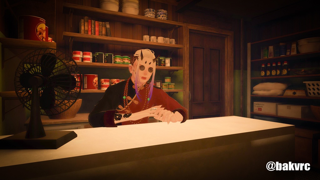 【BlendShape付】NoseGlasses【9色レンズカラー】