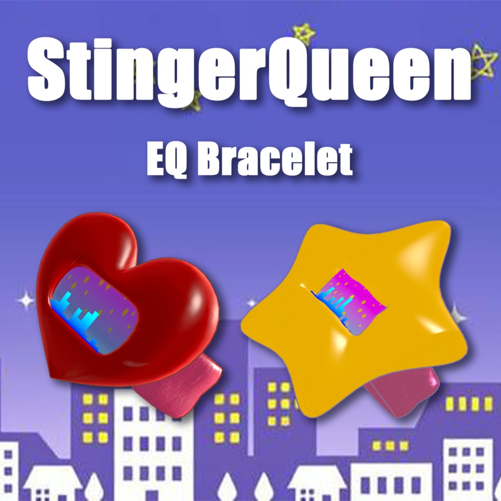 【波形が光る】EQBracelet【AudioLink搭載】