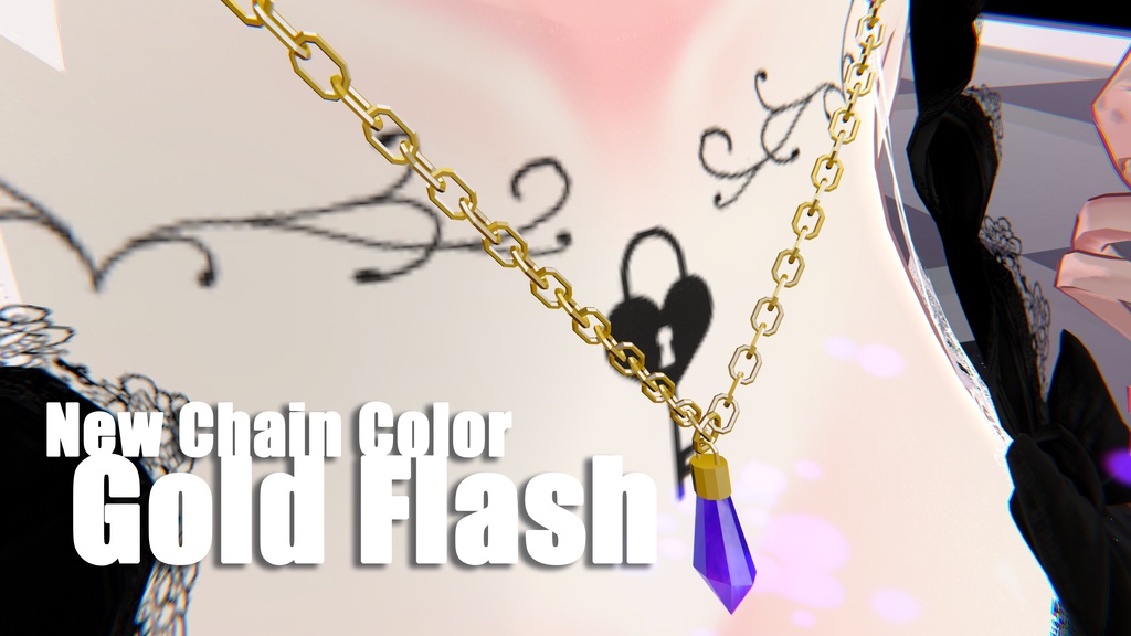 【男女併用】AmethystAcc【光る揺れる】