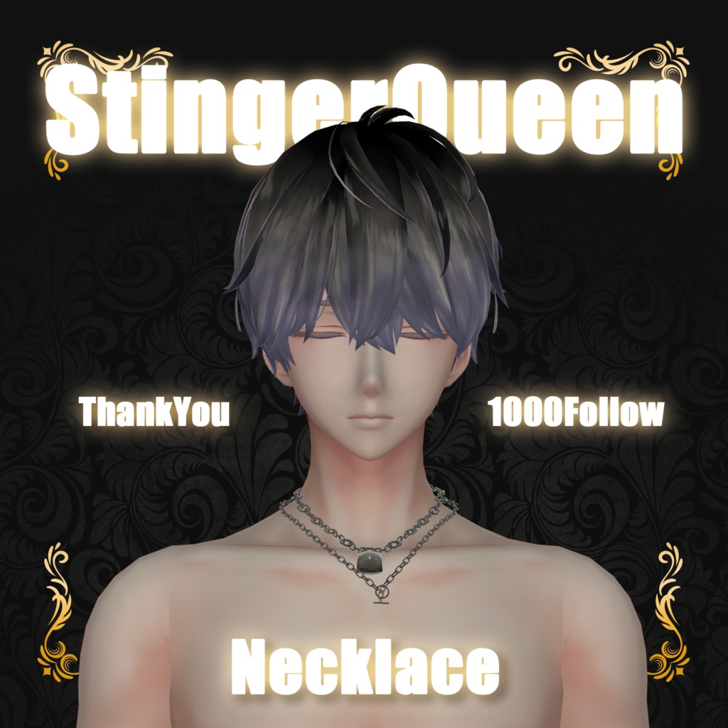 【無料】LogoNecklace【揺れる】