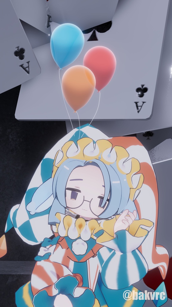 【VRC想定】バルーンチョーカー/BalloonChoker【FREEサイズ】