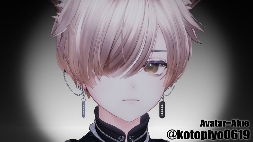 【複数対応】揺れるレーザーピアス/RazerPierce【VRC想定】