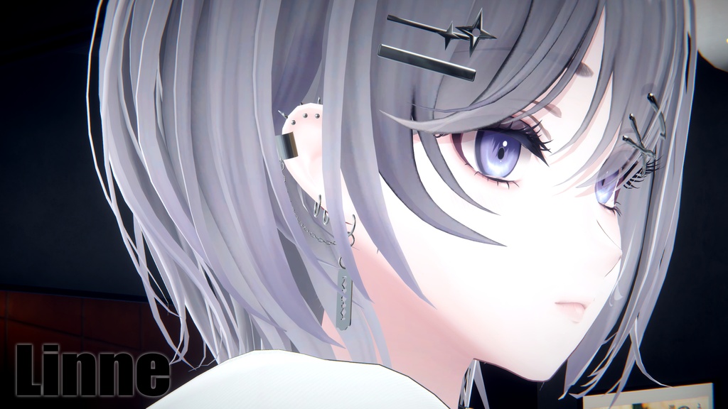 【複数対応】揺れるレーザーピアス/RazerPierce【VRC想定】