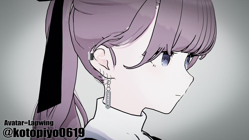 【複数対応】揺れるレーザーピアス/RazerPierce【VRC想定】