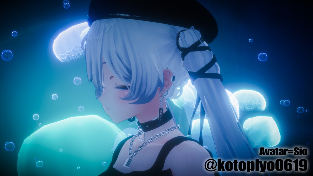 【複数対応】揺れるレーザーピアス/RazerPierce【VRC想定】