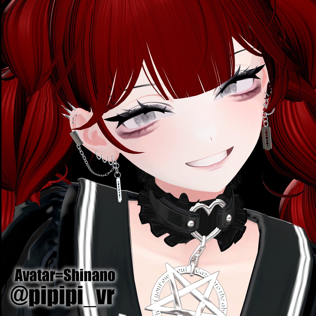 【複数対応】揺れるレーザーピアス/RazerPierce【VRC想定】