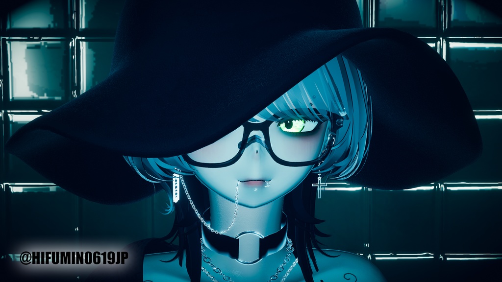 【複数対応】揺れるレーザーピアス/RazerPierce【VRC想定】