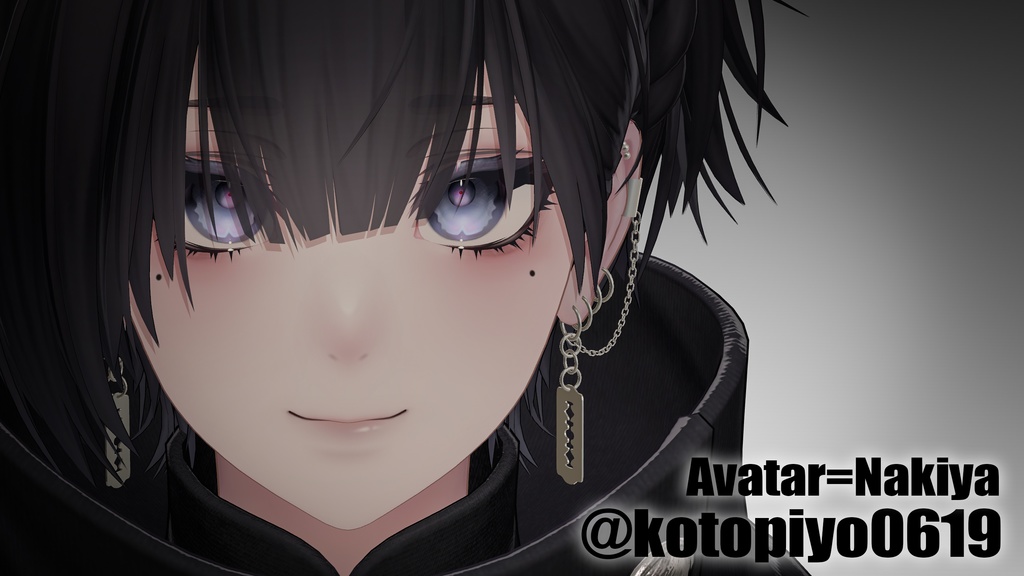 【複数対応】揺れるレーザーピアス/RazerPierce【VRC想定】