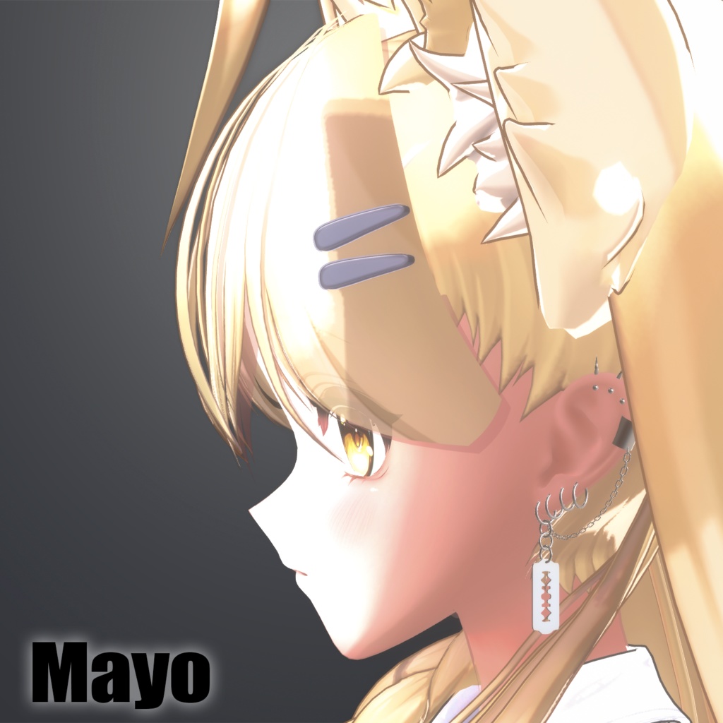 【複数対応】揺れるレーザーピアス/RazerPierce【VRC想定】