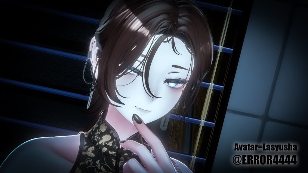 【複数対応】揺れるレーザーピアス/RazerPierce【VRC想定】