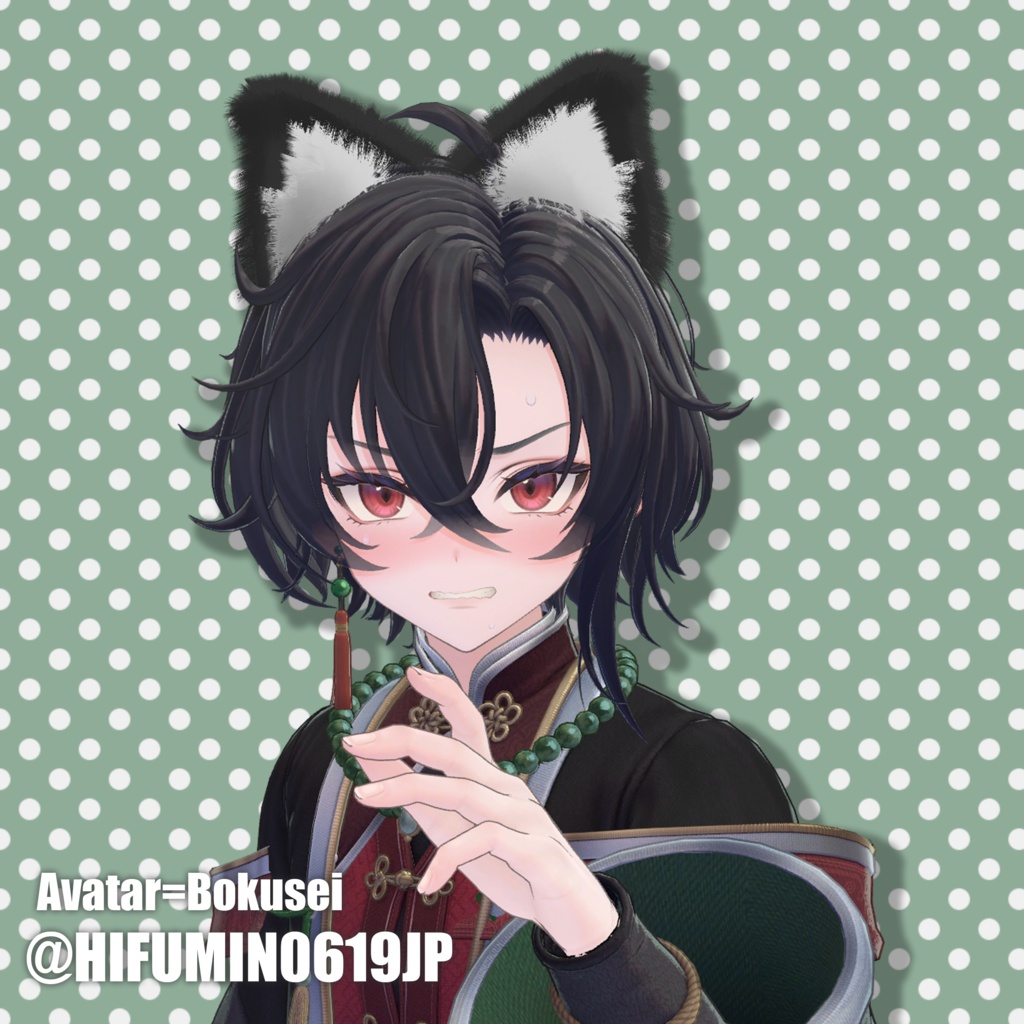 【複数対応】声で動くピコピコふわケモセット/KemoSet【VRC想定】