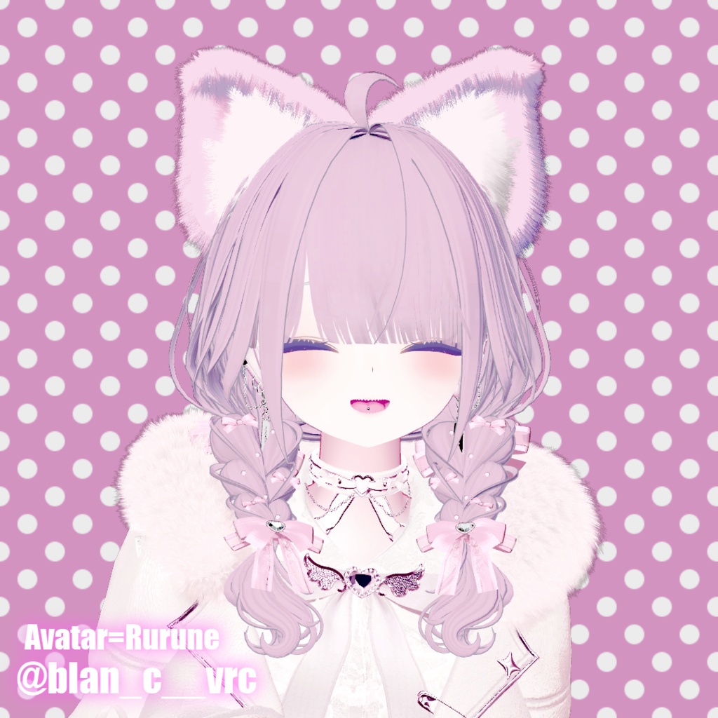 【複数対応】声で動くピコピコふわケモセット/KemoSet【VRC想定】