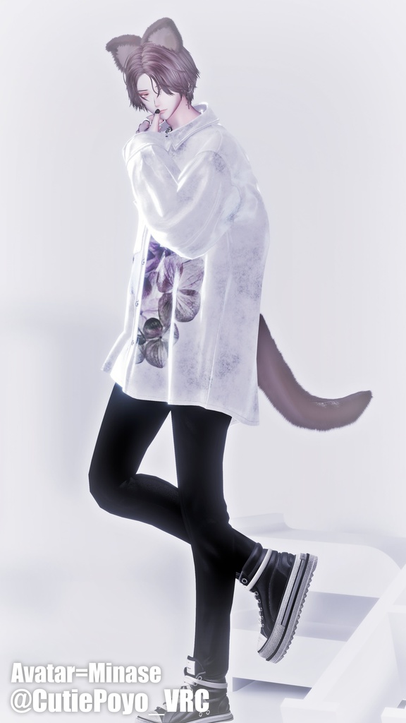 【複数対応】声で動くピコピコふわケモセット/KemoSet【VRC想定】