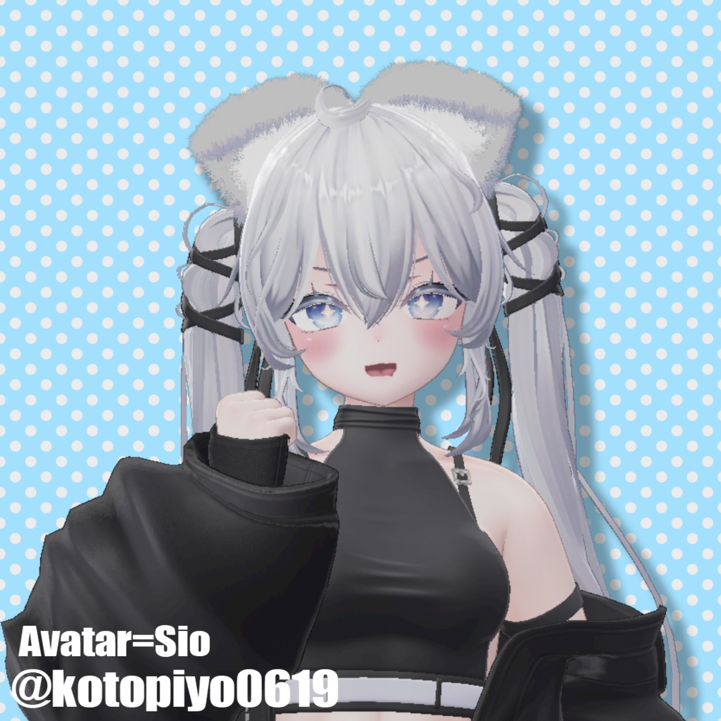 【複数対応】声で動くピコピコふわケモセット/KemoSet【VRC想定】